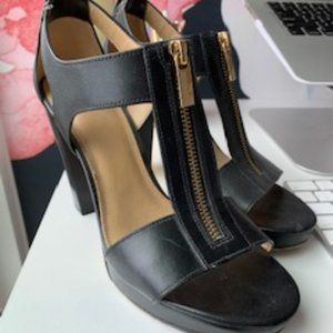 Michael Kors Zipper front heels